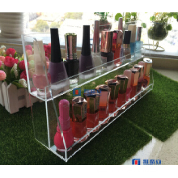 Оптовый пользовательский черный акриловый Nailpolish Organizer с логотипом